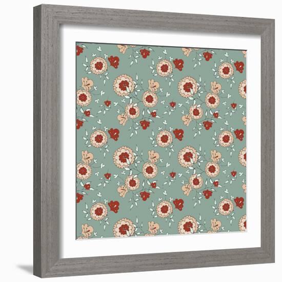 Pattern Jasmin Flowers-Effie Zafiropoulou-Framed Giclee Print