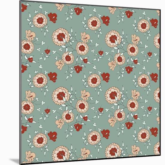 Pattern Jasmin Flowers-Effie Zafiropoulou-Mounted Giclee Print