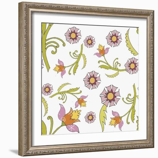 Pattern Lilac Flowers-Effie Zafiropoulou-Framed Giclee Print