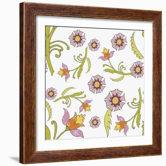 Pattern Lilac Flowers-Effie Zafiropoulou-Framed Giclee Print