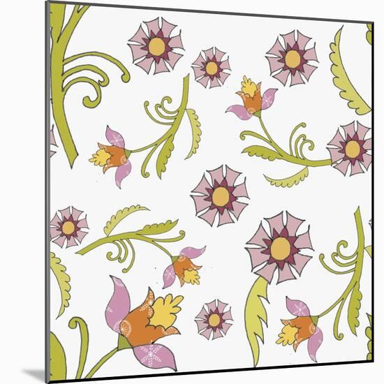 Pattern Lilac Flowers-Effie Zafiropoulou-Mounted Giclee Print