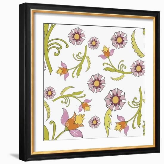 Pattern Lilac Flowers-Effie Zafiropoulou-Framed Giclee Print