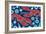 Pattern Lobsters-Paul Brent-Framed Art Print