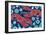 Pattern Lobsters-Paul Brent-Framed Premium Giclee Print