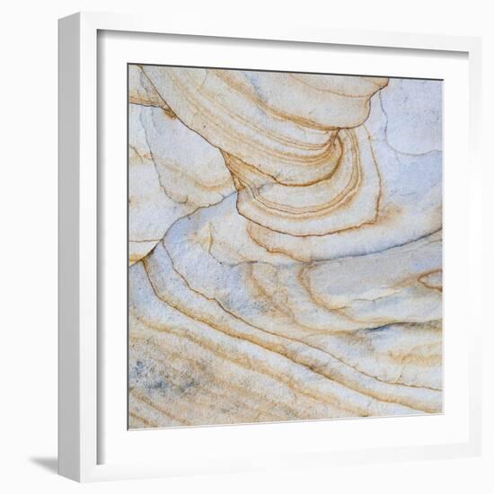 Pattern of Layers on Sandstone Rock, Grand Staircase-Escalante National Monument, Utah, Usa-null-Framed Photographic Print