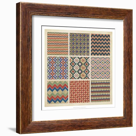 Pattern Patch I-Vision Studio-Framed Art Print