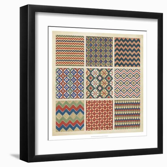 Pattern Patch I-Vision Studio-Framed Art Print