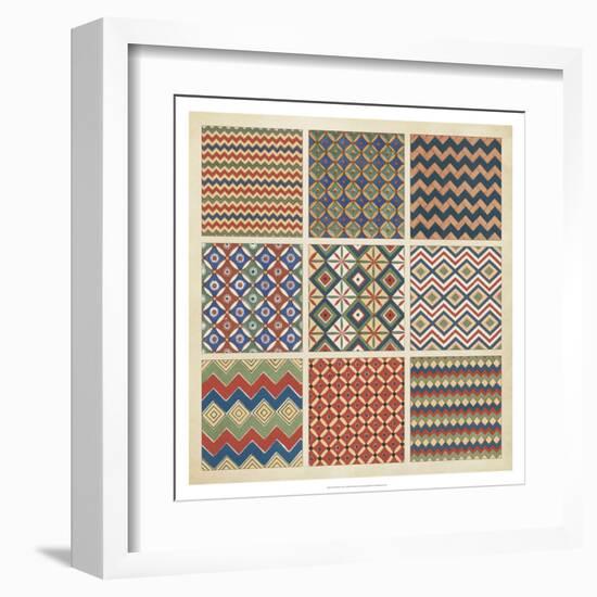 Pattern Patch I-Vision Studio-Framed Art Print