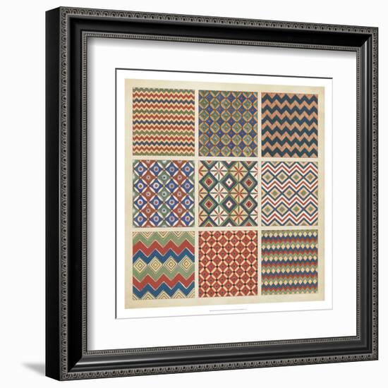 Pattern Patch I-Vision Studio-Framed Art Print