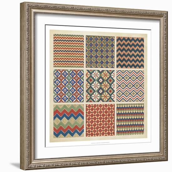 Pattern Patch I-Vision Studio-Framed Art Print