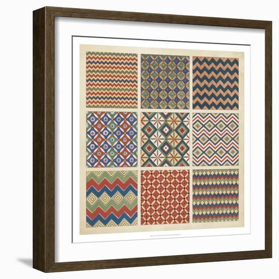 Pattern Patch I-Vision Studio-Framed Art Print