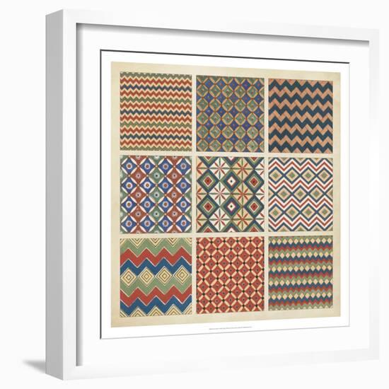 Pattern Patch I-Vision Studio-Framed Art Print