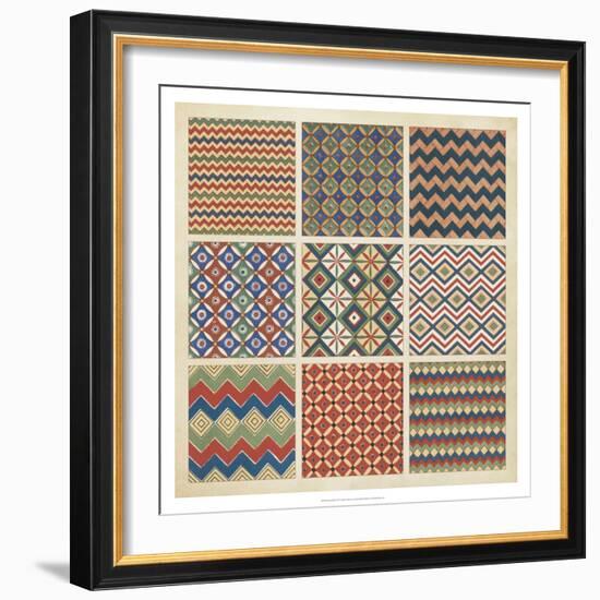 Pattern Patch I-Vision Studio-Framed Art Print