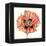 Pattern Poppy-Stripes-Robbin Rawlings-Framed Stretched Canvas