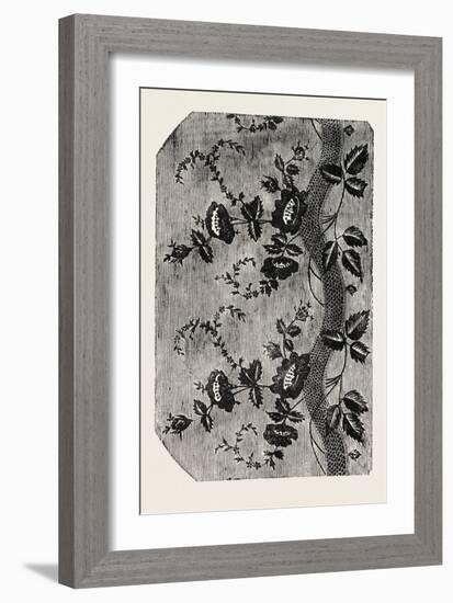 Pattern, Swiss Silk, Canton of Zurich, Switzerland-null-Framed Giclee Print