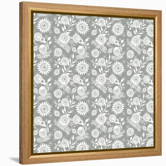 Pattern Winter Garden-Effie Zafiropoulou-Framed Premier Image Canvas