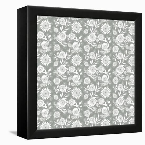 Pattern Winter Garden-Effie Zafiropoulou-Framed Premier Image Canvas