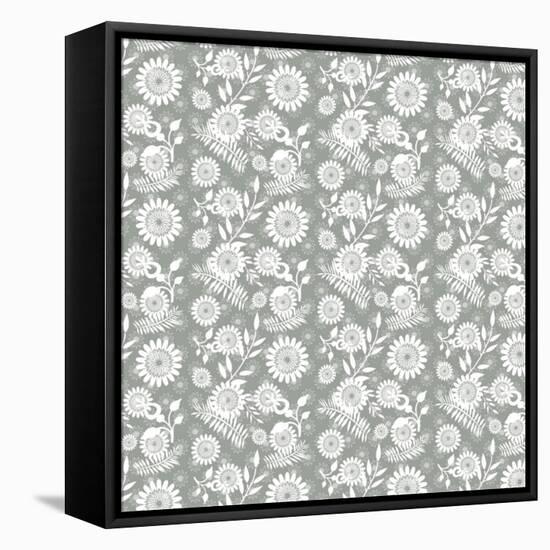 Pattern Winter Garden-Effie Zafiropoulou-Framed Premier Image Canvas