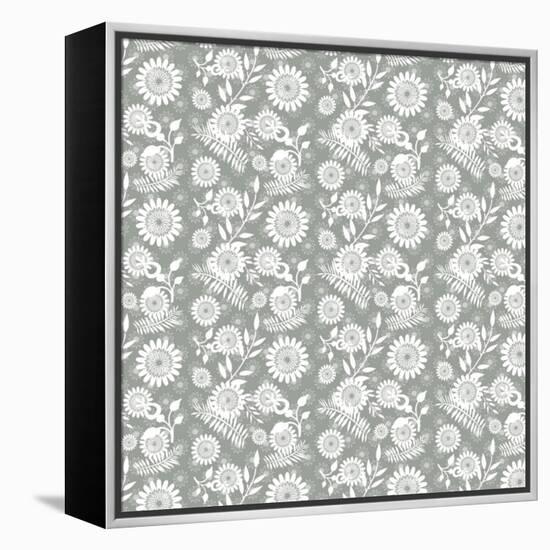 Pattern Winter Garden-Effie Zafiropoulou-Framed Premier Image Canvas