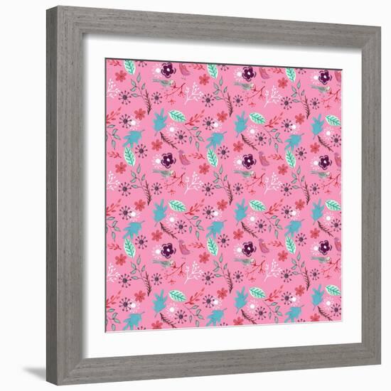 Pattern Winter Wonderland-Effie Zafiropoulou-Framed Giclee Print