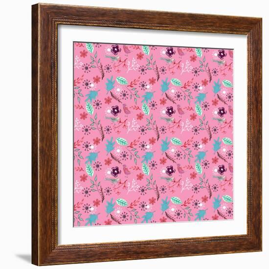 Pattern Winter Wonderland-Effie Zafiropoulou-Framed Giclee Print