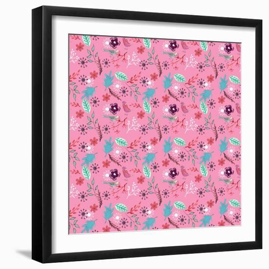 Pattern Winter Wonderland-Effie Zafiropoulou-Framed Giclee Print