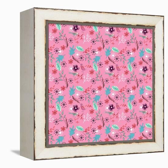 Pattern Winter Wonderland-Effie Zafiropoulou-Framed Premier Image Canvas