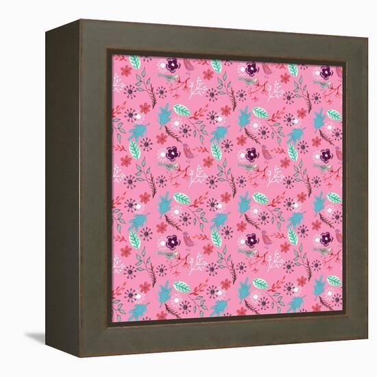 Pattern Winter Wonderland-Effie Zafiropoulou-Framed Premier Image Canvas