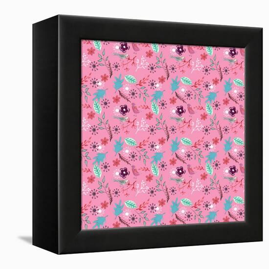 Pattern Winter Wonderland-Effie Zafiropoulou-Framed Premier Image Canvas