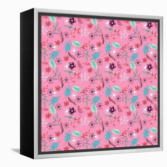 Pattern Winter Wonderland-Effie Zafiropoulou-Framed Premier Image Canvas