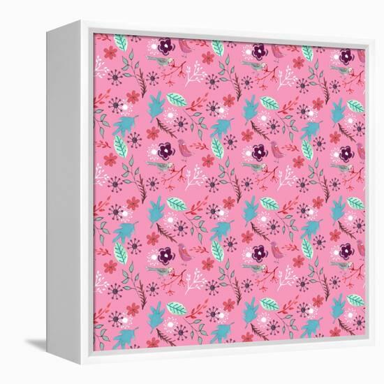 Pattern Winter Wonderland-Effie Zafiropoulou-Framed Premier Image Canvas