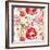 Pattern with Red Flowers-UyUy-Framed Premium Giclee Print