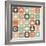 Pattern With Social Media Icons-venimo-Framed Art Print