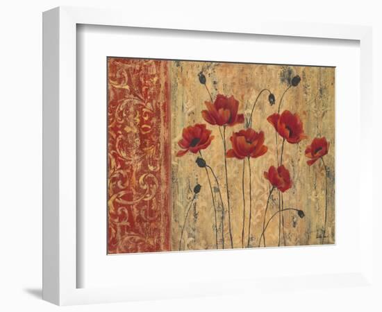 Patterned Anemone-Sandra Smith-Framed Premium Giclee Print