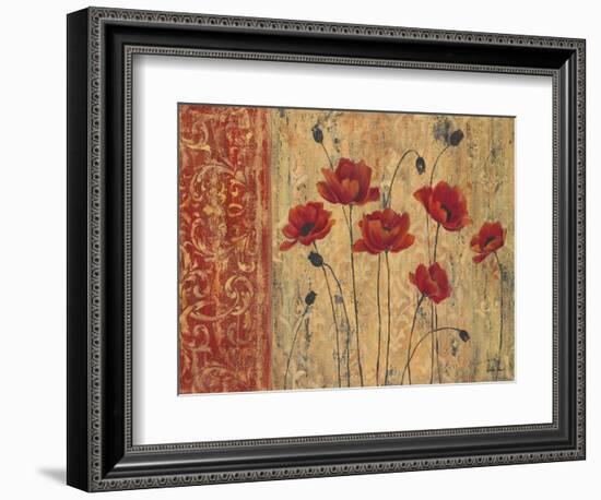 Patterned Anemone-Sandra Smith-Framed Premium Giclee Print