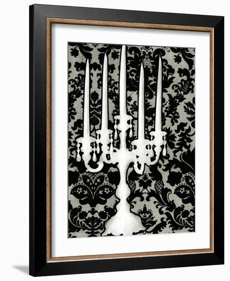 Patterned Candelabra II-Ethan Harper-Framed Art Print