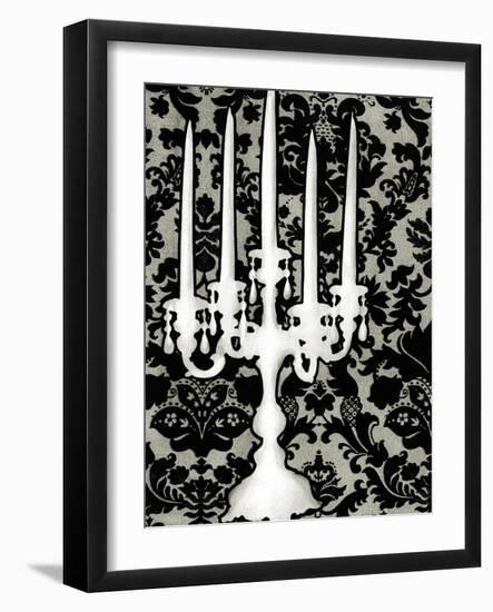 Patterned Candelabra II-Ethan Harper-Framed Art Print