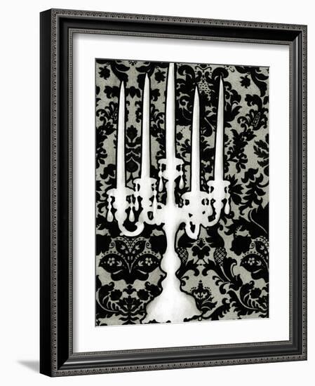 Patterned Candelabra II-Ethan Harper-Framed Art Print