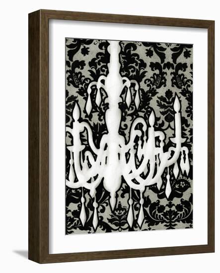 Patterned Chandelier II-Ethan Harper-Framed Art Print