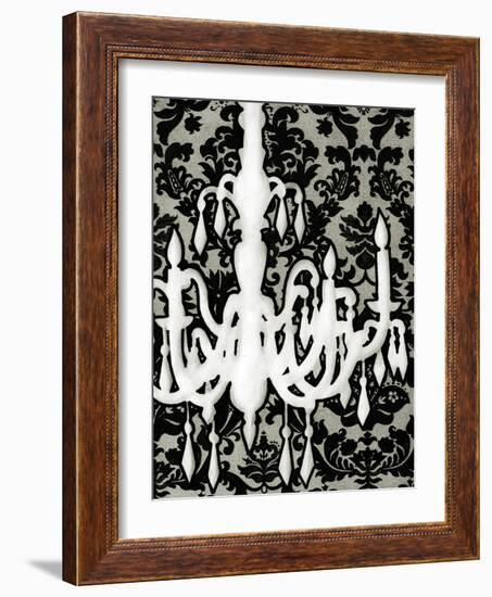 Patterned Chandelier II-Ethan Harper-Framed Art Print