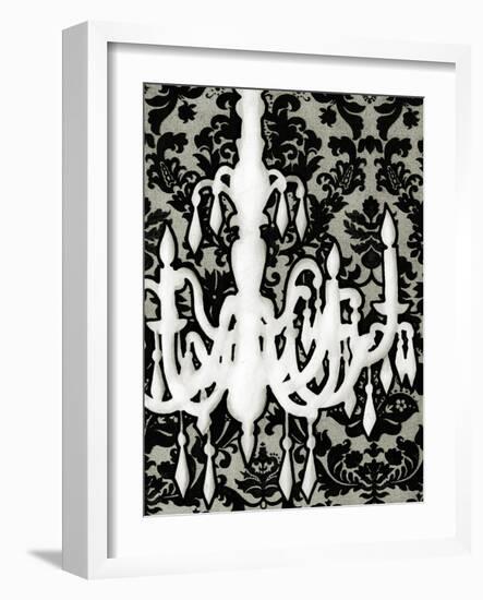 Patterned Chandelier II-Ethan Harper-Framed Art Print