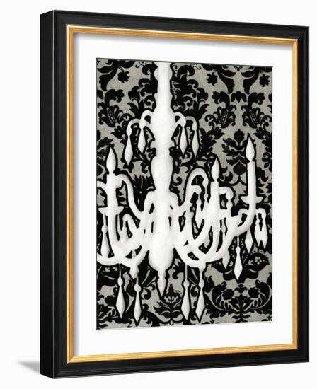 Patterned Chandelier II-Ethan Harper-Framed Art Print