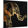 Patterned Elephant-OnRei-Mounted Art Print