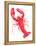 Patterned Lobster-Isabelle Brent-Framed Premier Image Canvas