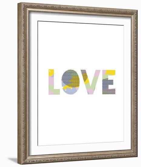 Patterned Love-Clara Wells-Framed Giclee Print