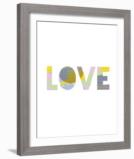 Patterned Love-Clara Wells-Framed Giclee Print