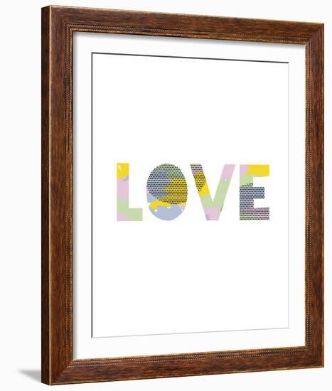 Patterned Love-Clara Wells-Framed Giclee Print