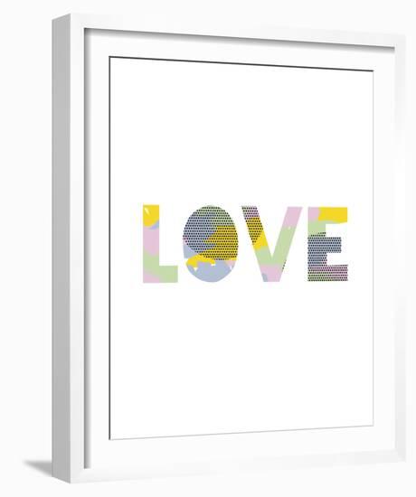 Patterned Love-Clara Wells-Framed Giclee Print