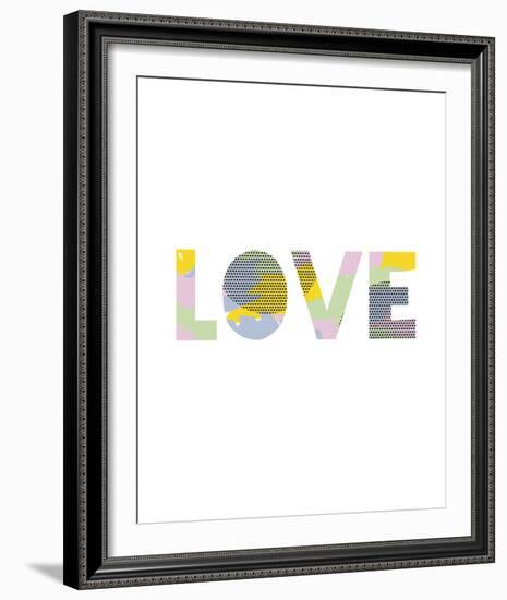 Patterned Love-Clara Wells-Framed Giclee Print