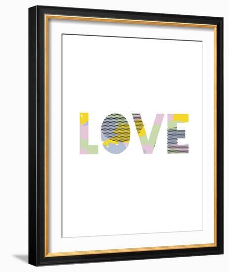 Patterned Love-Clara Wells-Framed Giclee Print